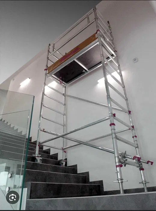 rusztowanie aluminiowe schody, wynajem, wypożyczalnia, elewacyjne,