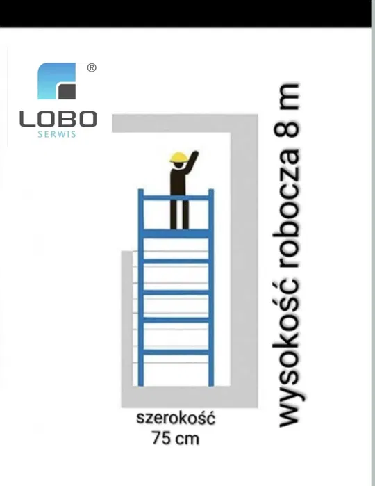 rusztowanie aluminiowe schody, wynajem, wypożyczalnia, elewacyjne,