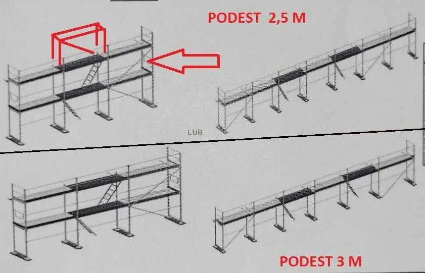 Rusztowanie fasadowe SLV70 zestaw. Wynajem.