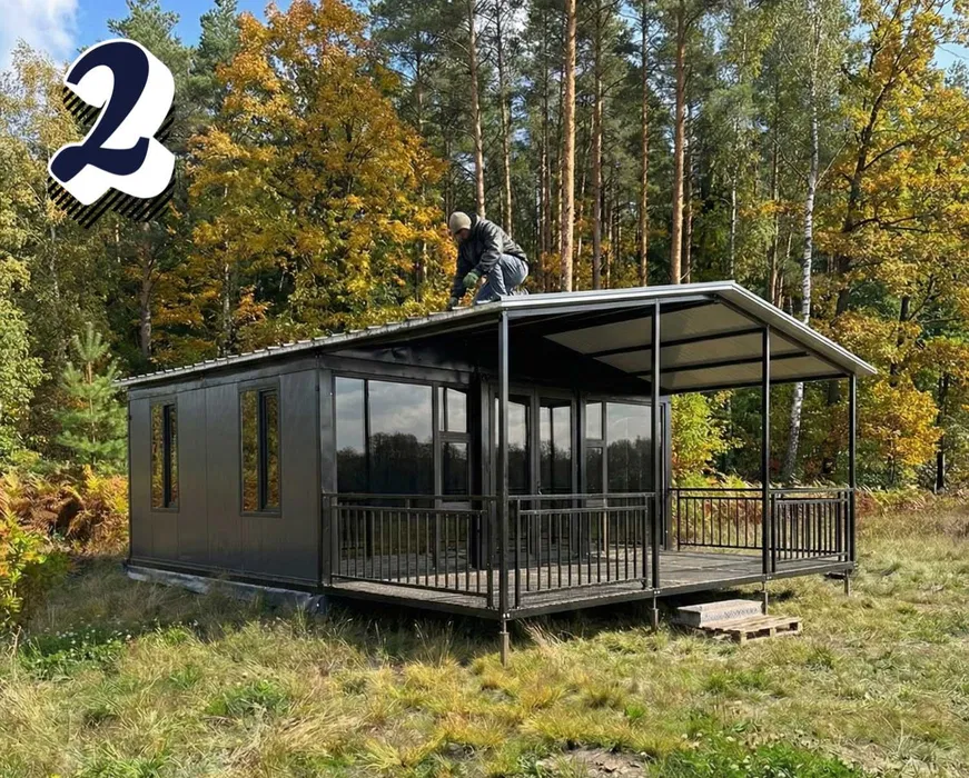gotowe domy do rozbudowy z Chin - zacznij 35m2 i buduj 70m 105m 210m2