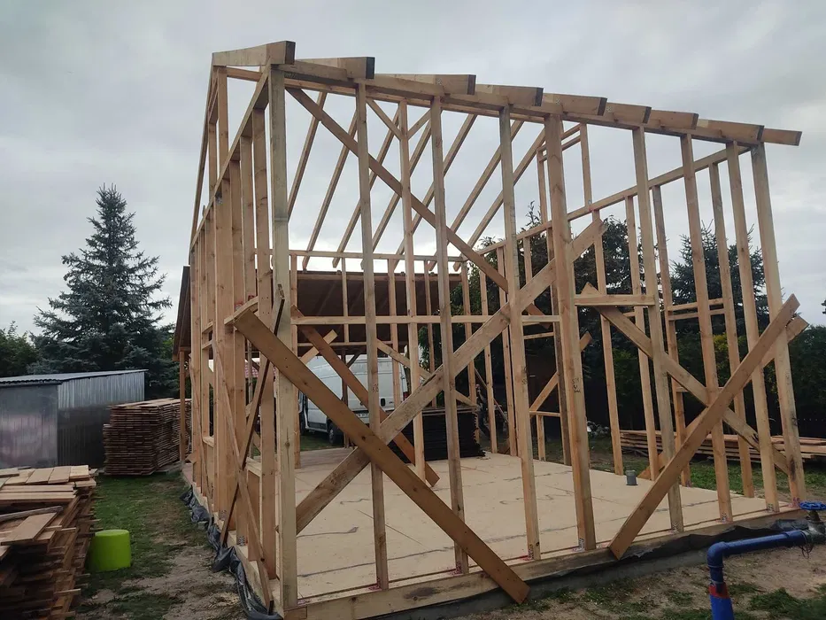 Domek letniskowe domek 35m2 dom drewniany Budowa domków szkieletowych