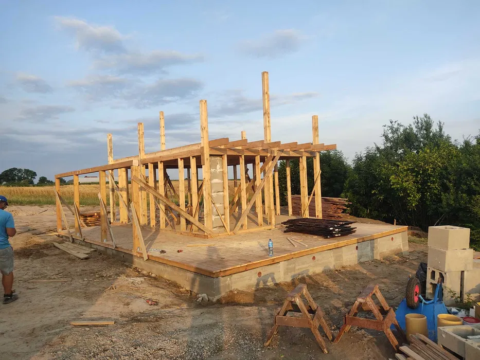 Domek letniskowe domek 35m2 dom drewniany Budowa domków szkieletowych