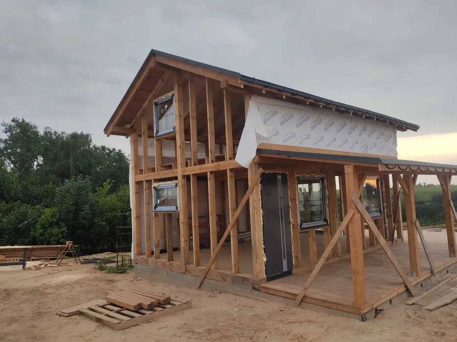 Domek letniskowe domek 35m2 dom drewniany Budowa domków szkieletowych