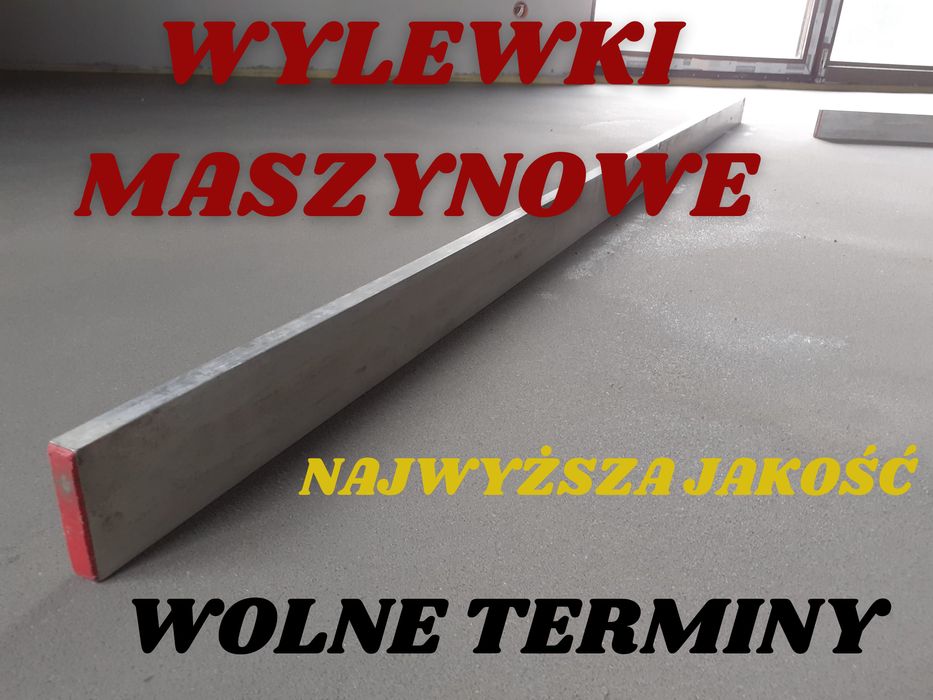 Posadzki, wylewki maszynowe, samopoziomujące, styrobeton, miksokret