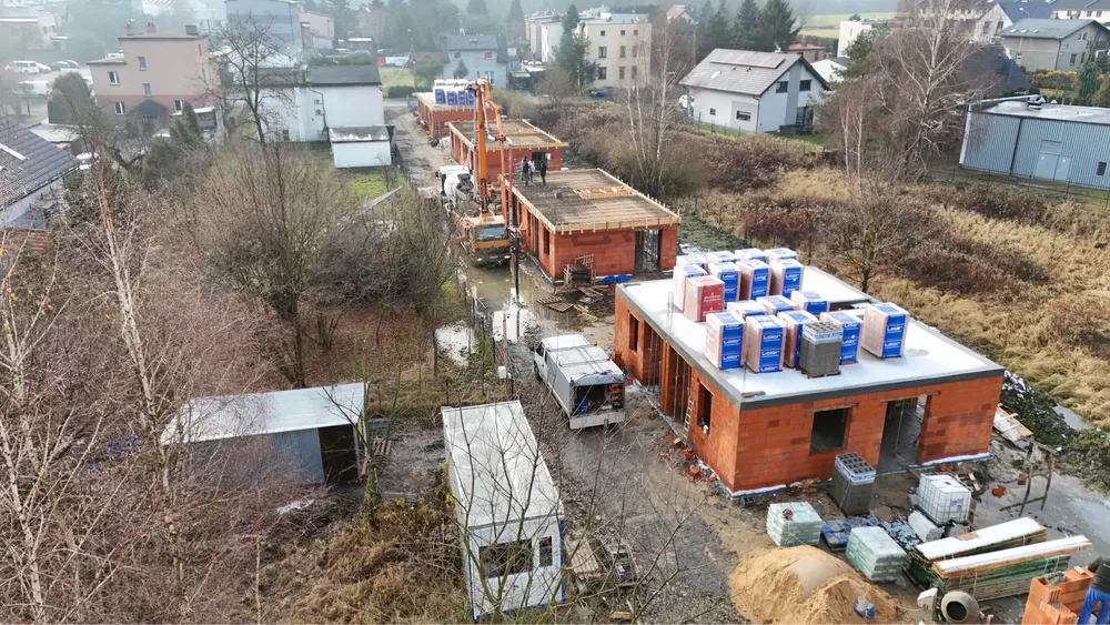 Budowa domow szeregowek, calych osiedli pelna obsluga plyty