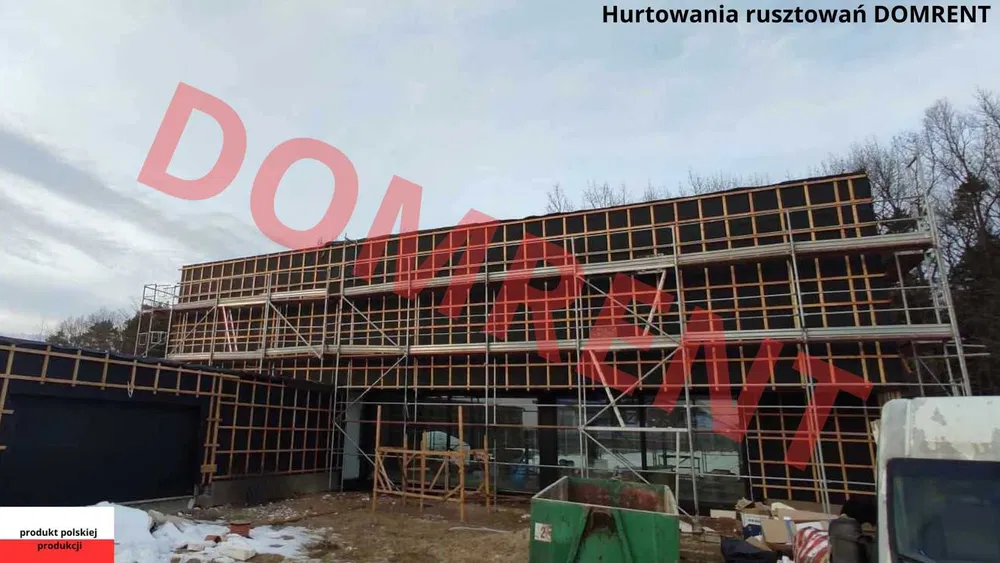 Rusztowanie elewacyjne fasadowe, modułowe, wynajem montaż, od 1000m2