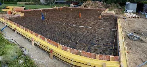 Płyty fundamentowe – prace ziemne, wylewka – Tychy / Lędziny