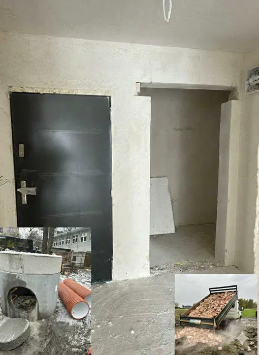 wiercenie w betonie wycinanie otworów pod drzwi montaż nadproży kucie