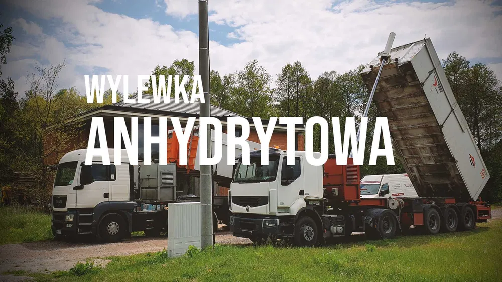 Wylewki anhydrytowe - Płynny styropian - Styrobeton - Pianobeton