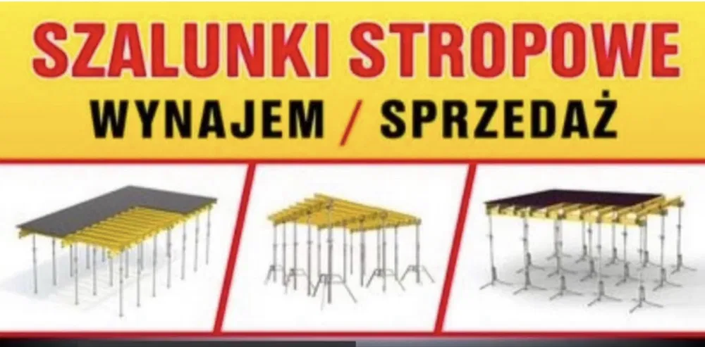 Wynajem szalunku stropowego podpora doki stemple