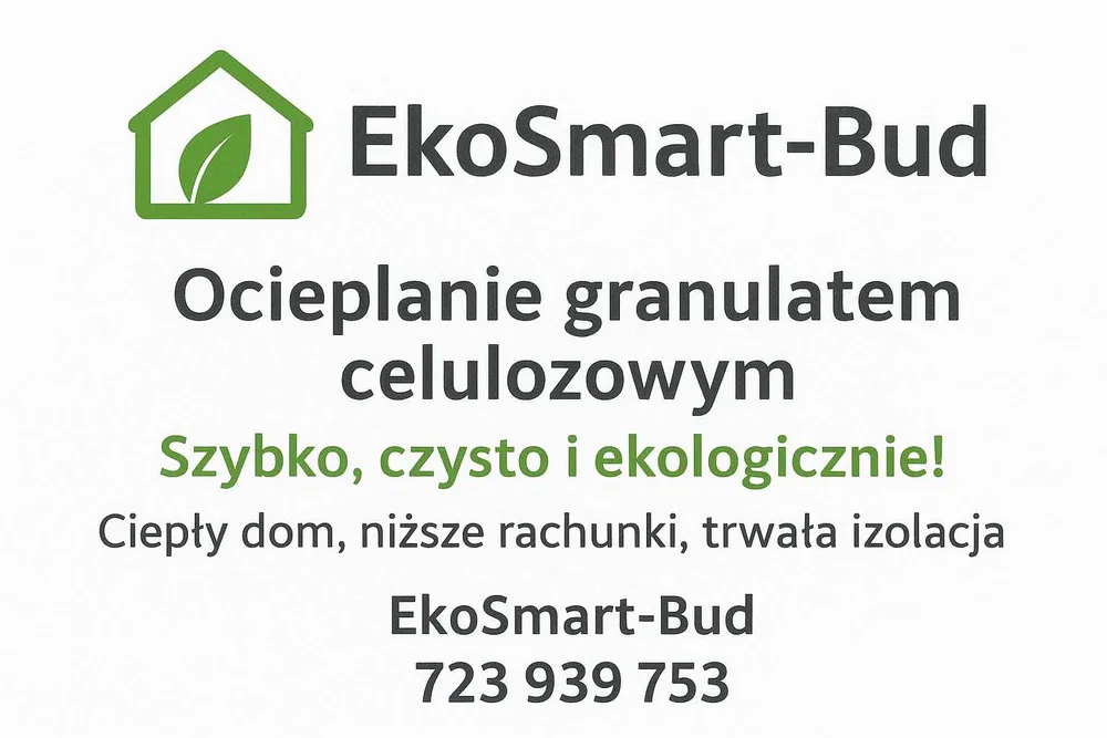 Profesjonalne Ocieplanie granulatem celulozowym, naprawa izolacji
