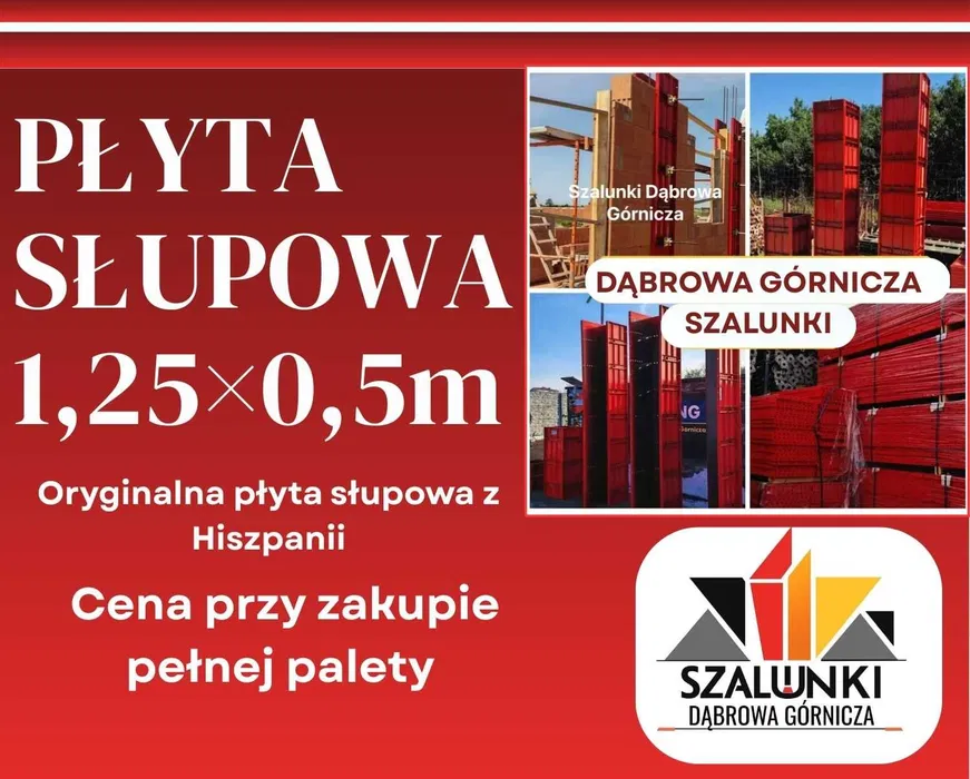 Szalunki Wynajem szalunków PERI DOMINO TRIO Dźwigary Podpory Sklejka