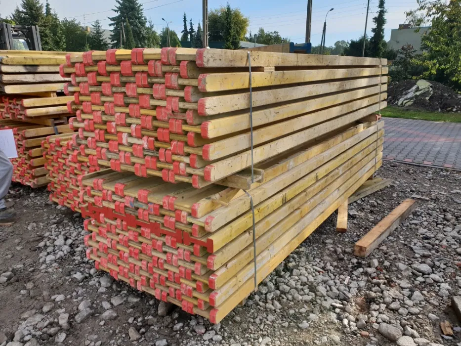 Wynajem stempli, szalunków budowlanych, dźwigary H20,sklejki Peri