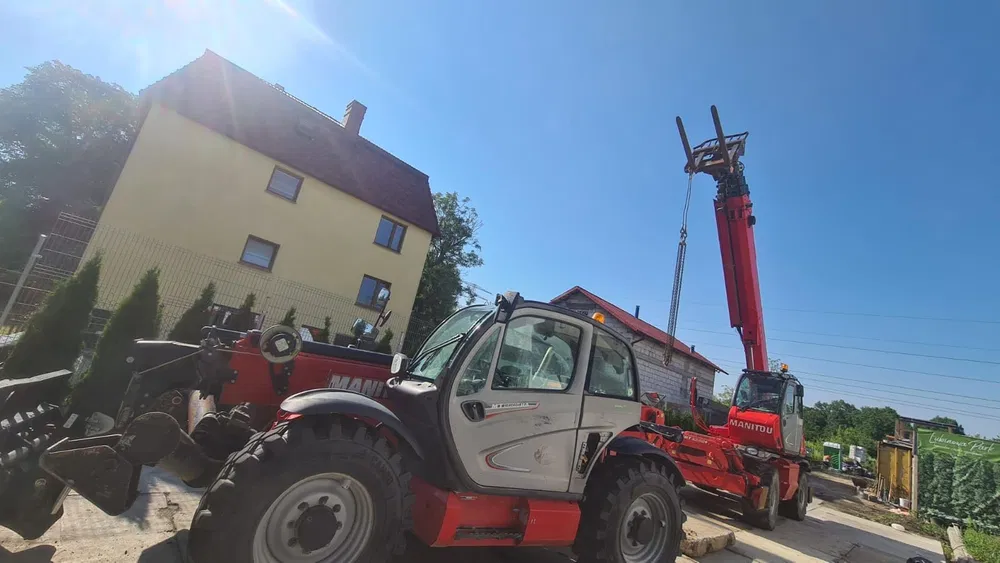 Manitou ładowarka teleskopowa Komatsu ładowarka czołowa