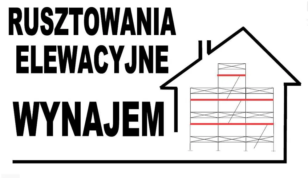 Rusztowanie, prace na wysokości, elewacje, dachy