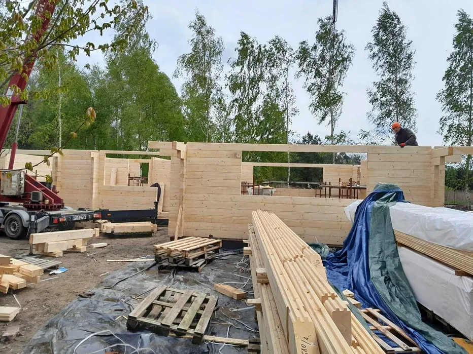 Więźba dachowa, usługi ciesielskie więźby w technologi CNC