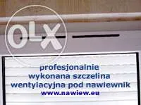 Montaż nawiewników w oknach Wrocław i okolice Profesjonalnie Gwarancja