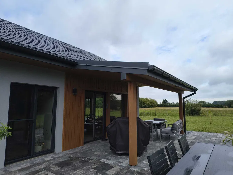 Dom energooszczędny 109m2 + 15 m2 tarasu - BUDOWA DOMÓW SZKIELETOWYCH