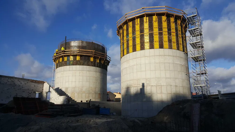 Szalunki cylindryczne radialne łukowe do zbiorników