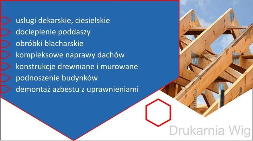 Usługi Ciesielsko-Dekarskie Z Uprawnieniami Do Ściągania Azbestu
