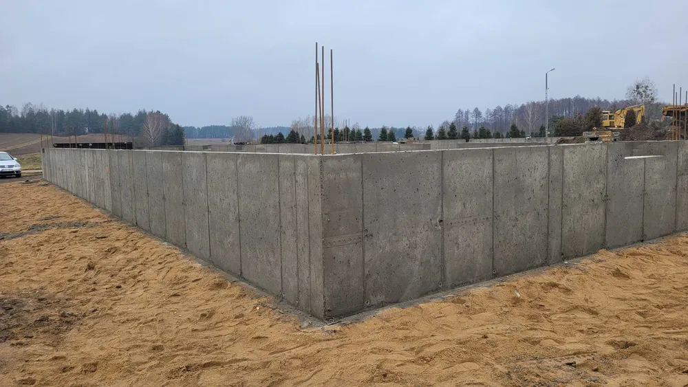 Stany surowe, Płyty fundamentowe, Roboty żelbetowe, Roboty murarskie