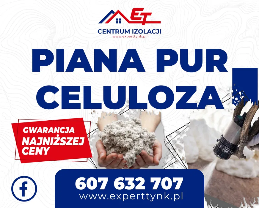 Piana PUR Dachy Poddasza Izolacje Wdmuchiwanie Celuloza Ocieplenia !!!