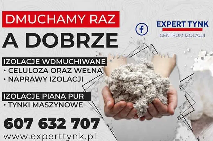 Piana PUR Dachy Poddasza Izolacje Wdmuchiwanie Celuloza Ocieplenia !!!