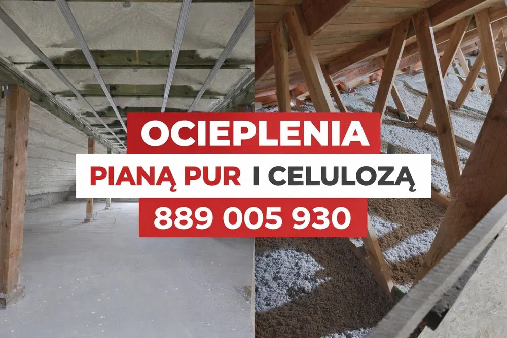 Ocieplenie Pianą PUR & Celulozą