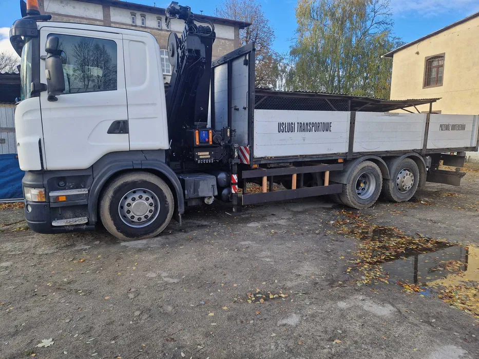 Usługa transportowa Usługa HDS Przewóz kontenerów dźwig hydrauliczny