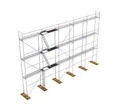 Wynajem rusztowań elewacyjne plettac