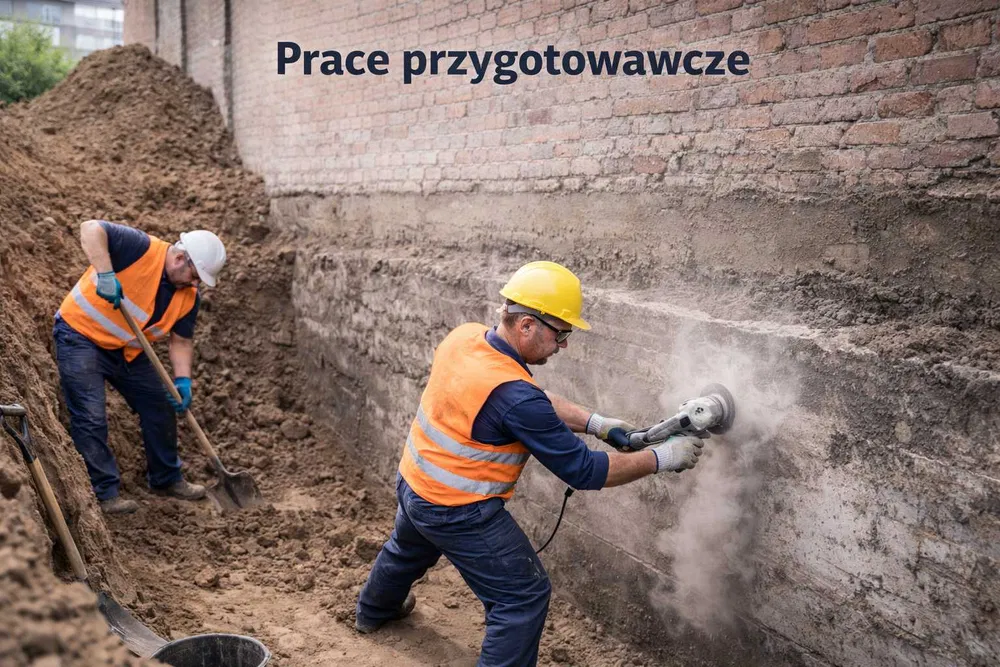 Hydroizolacja fundamentów + termoizolacja XPS | Sucha piwnica | Łódź