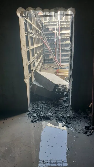 wiercenie otworów w betonie, cięcie ścian, kucie, wyburzanie