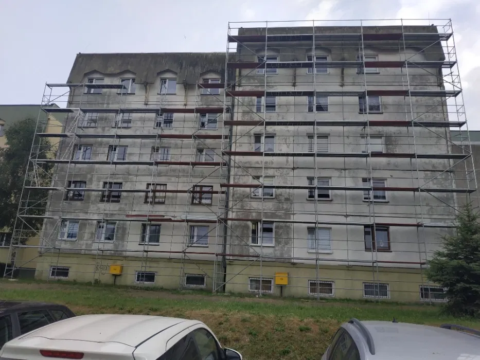 WYNAJEM Ruda Śląska - Rusztowanie elewacyjne fasadowe Transport Montaż