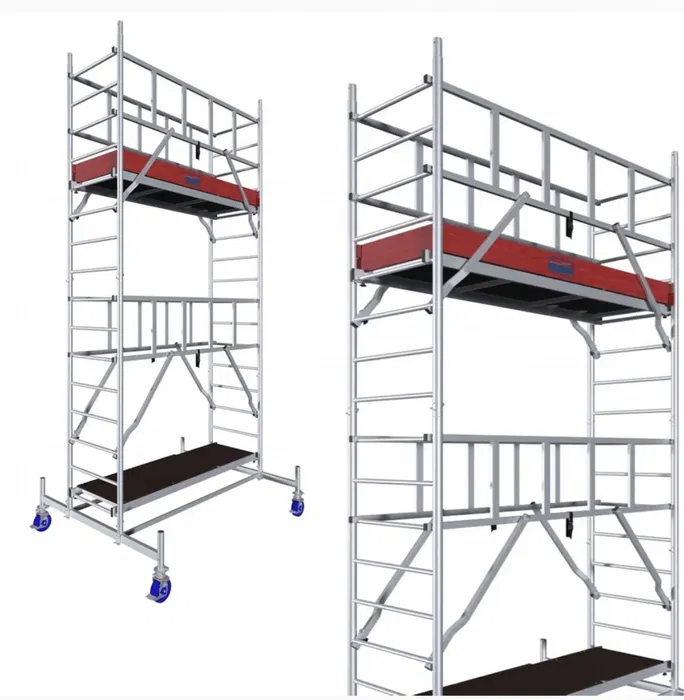 Wynajem , rusztowanie aluminiowe Krause Protec 6.3 m/ drabina 9,3 m