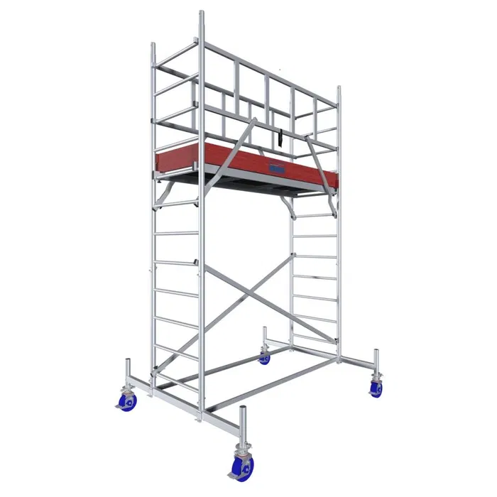 Wynajem , rusztowanie aluminiowe Krause Protec 6.3 m/ drabina 9,3 m