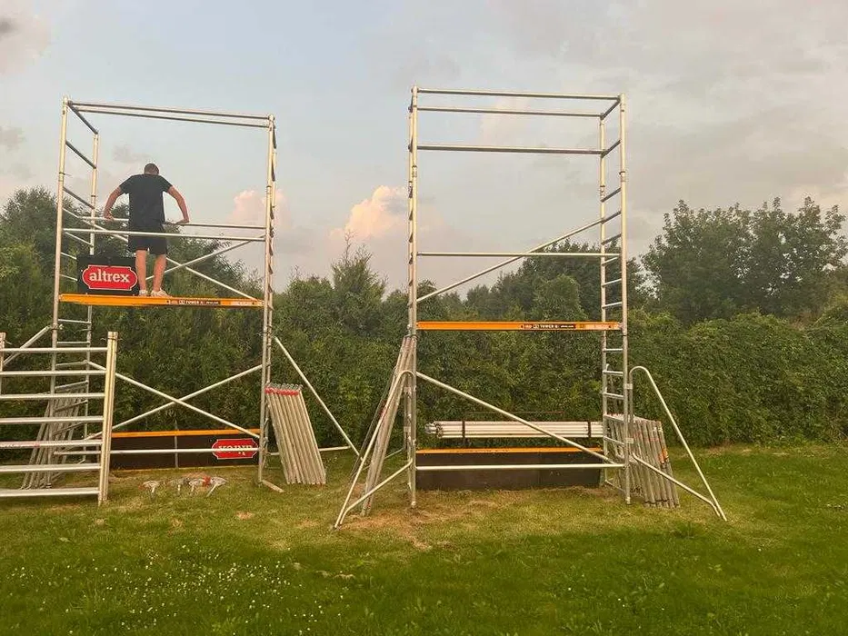 Rusztowanie Aluminiowe WYNAJEM-SPRZEDAŻ Faraone Altrex PLS5 Elewacje.