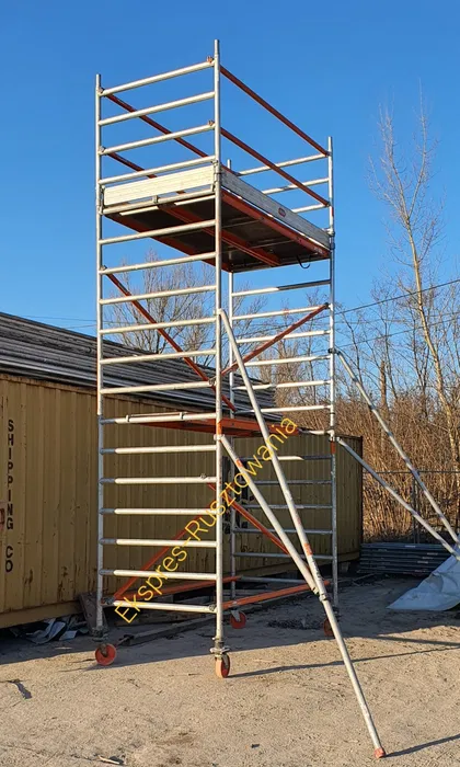 Rusztowania aluminiowe, wynajem, Wwa Białołęka ul. Myśliborska