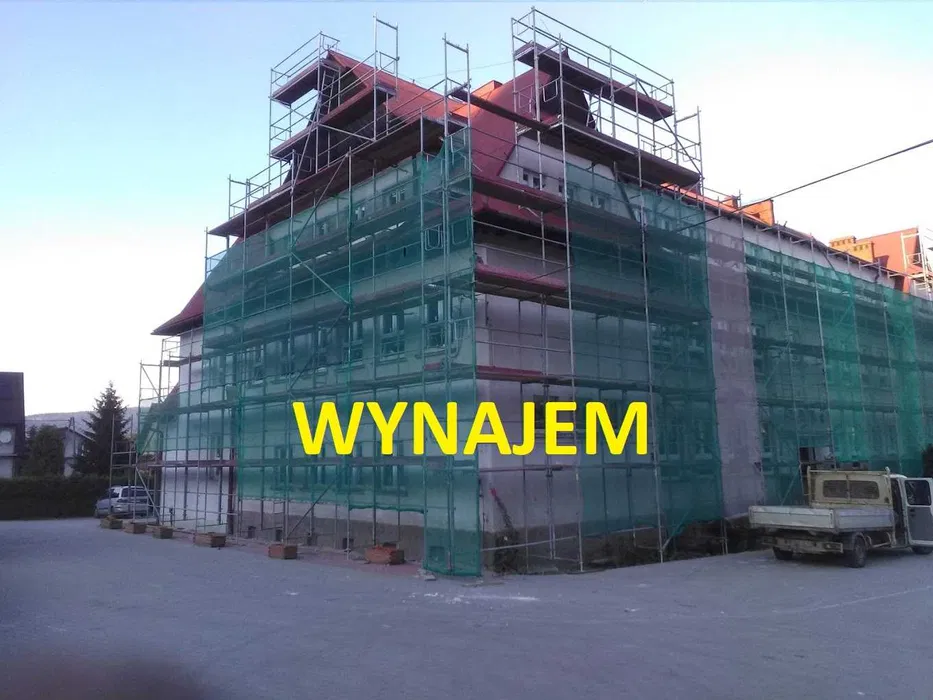 Wynajem wypożyczenie rusztowanie elewacyjne