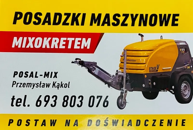 Posadzki maszynowe mixokretem Posal-Mix