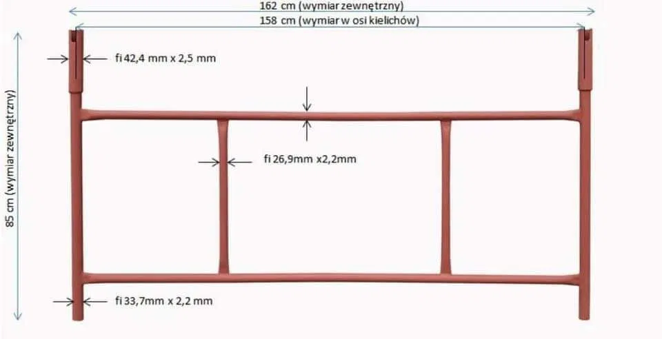 Rusztowanie warszawskie mini na schody aluminiowe drabina wynajem