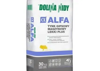 Tynki maszynowe gipsowe z agregatu