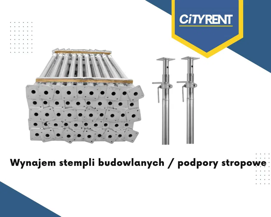 Wynajem stempli budowlanych – podpory stropowe | Chojnice