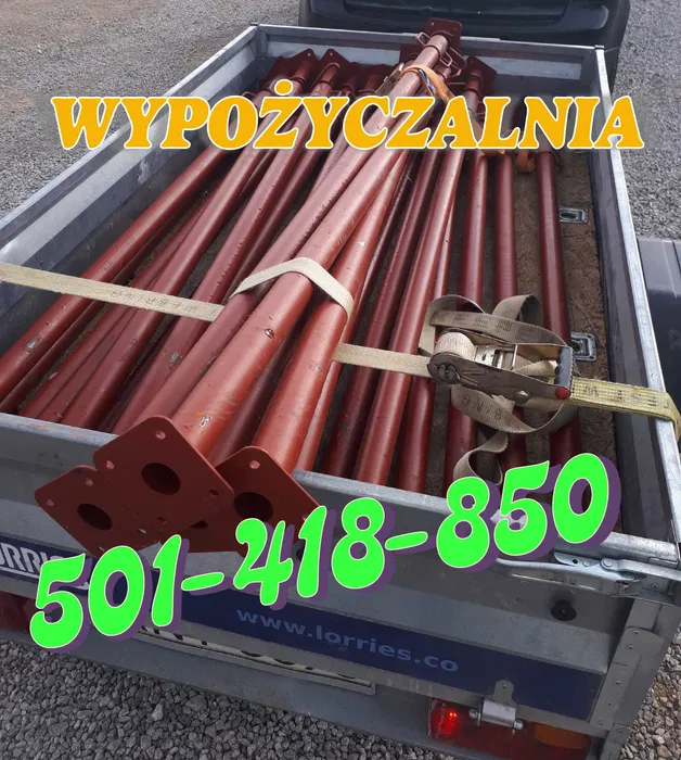 Stemple budowlane - Wypożyczalnia - Dostępne 1200 stempli