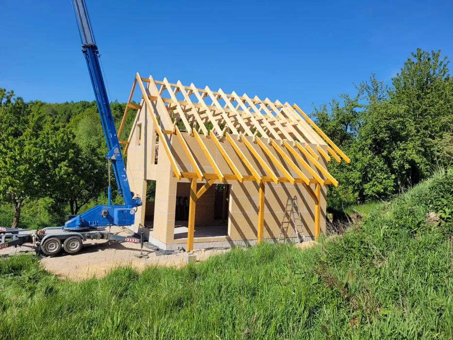 Więźba dachowa CNC, domy szkieletowe, altany, drewno C24 KVH i BSH