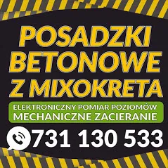 Posadzki Maszynowe Mixokretem na ogrzewanie podłogowe Brodnica