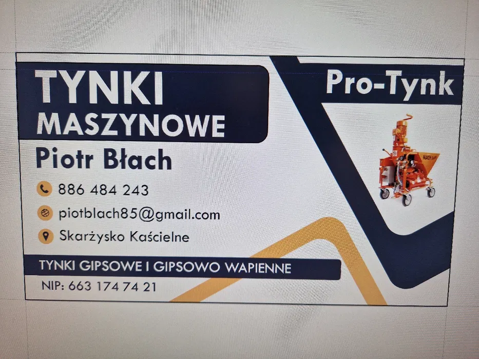 Tynki maszynowe. Wolne terminy od połowy kwietnia