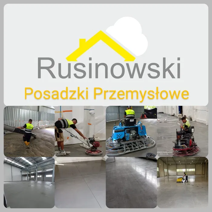 Posadzki przemysłowe RUSINOWSKI Beton Stemplowany Odciskany fundament