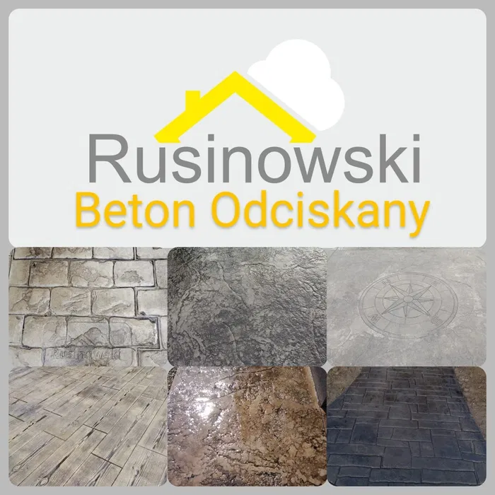 Posadzki przemysłowe RUSINOWSKI Beton Stemplowany Odciskany fundament