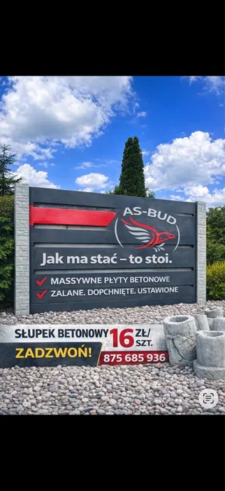 ogrodzenia betonowe dwustronne 67 zł metr bieżący -1,5 m wysokości