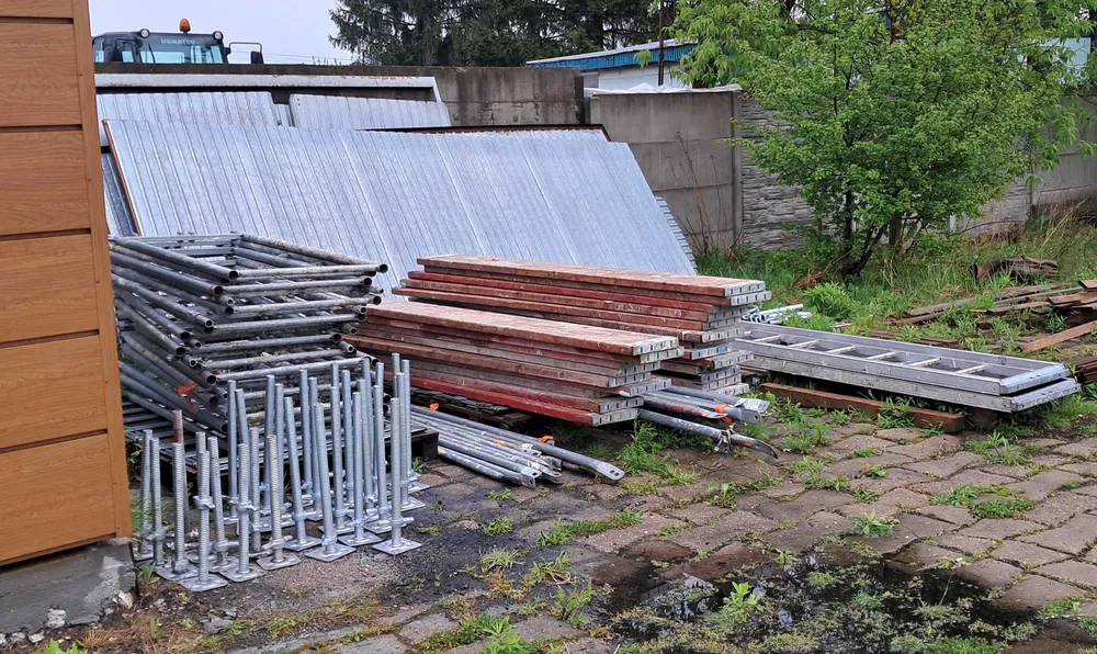 Wynajem rusztowania Plettac Transport na miejsce